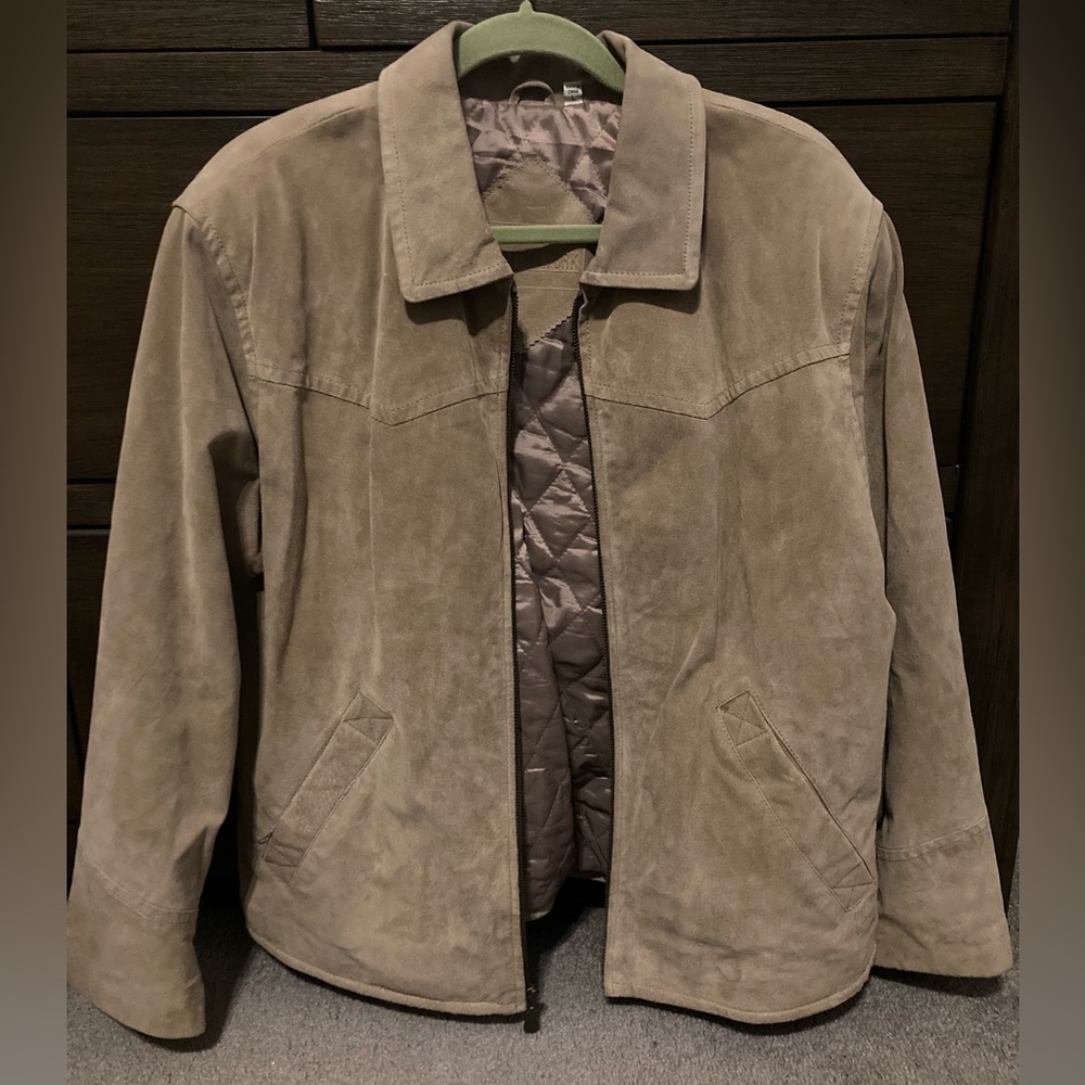 Preston & York ladies leather /suede jacket